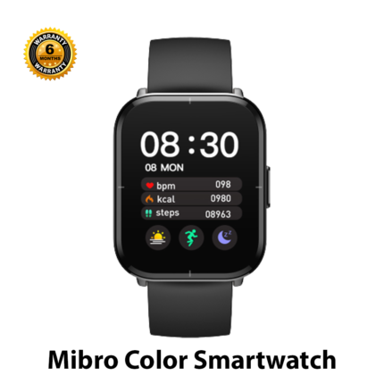 Mibro Color Smartwatch 1.57 inch 5ATM Waterproof Fashion Spo2 Silicon Smart Watch For Boys Girls Global Version