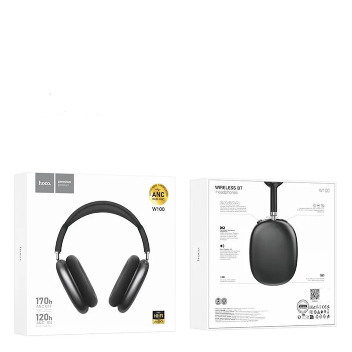 HOCO W100 ANC Wireless Bluetooth Headphone - Image 3